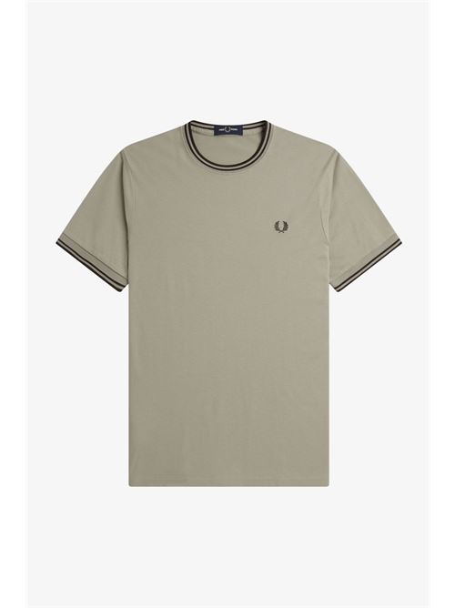 t-shirt bordino Fred Perry | M1588U84